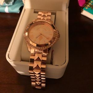 Polo rose gold watch